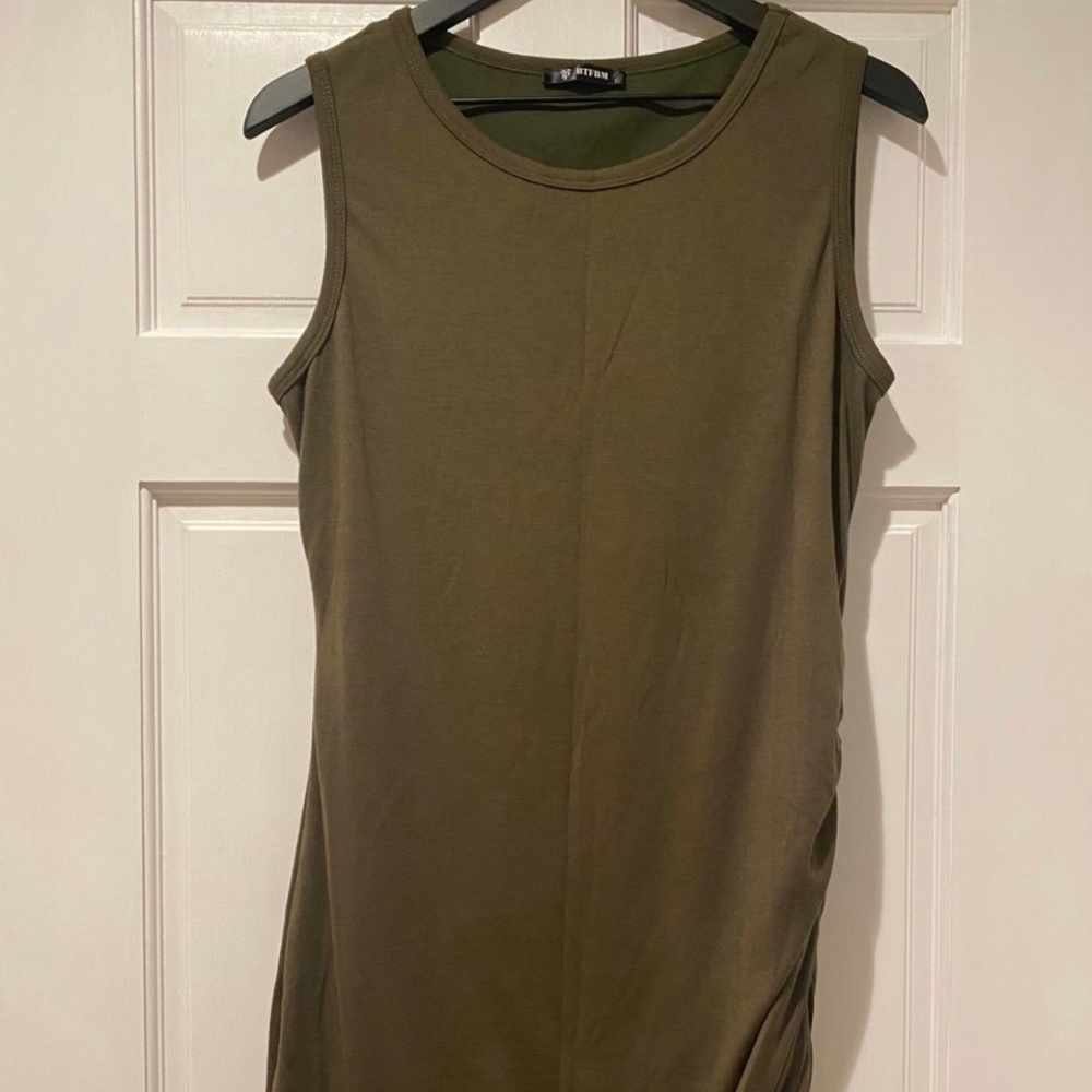 Beautiful olive green dress comfy